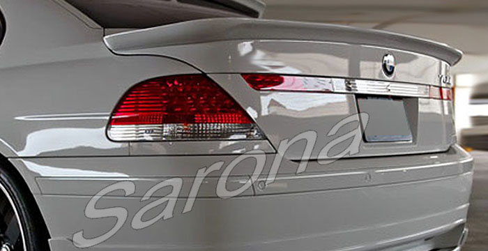 Custom BMW 7 Series  Sedan Trunk Wing (2002 - 2004) - $395.00 (Part #BM-077-TW)